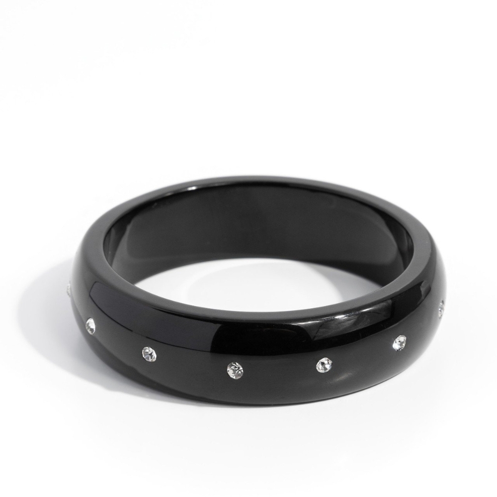 Paparazzi Black Bracelet with Silver Details